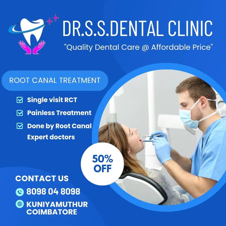 RCT Treatment Cost in Coimbatore Dental Clinic